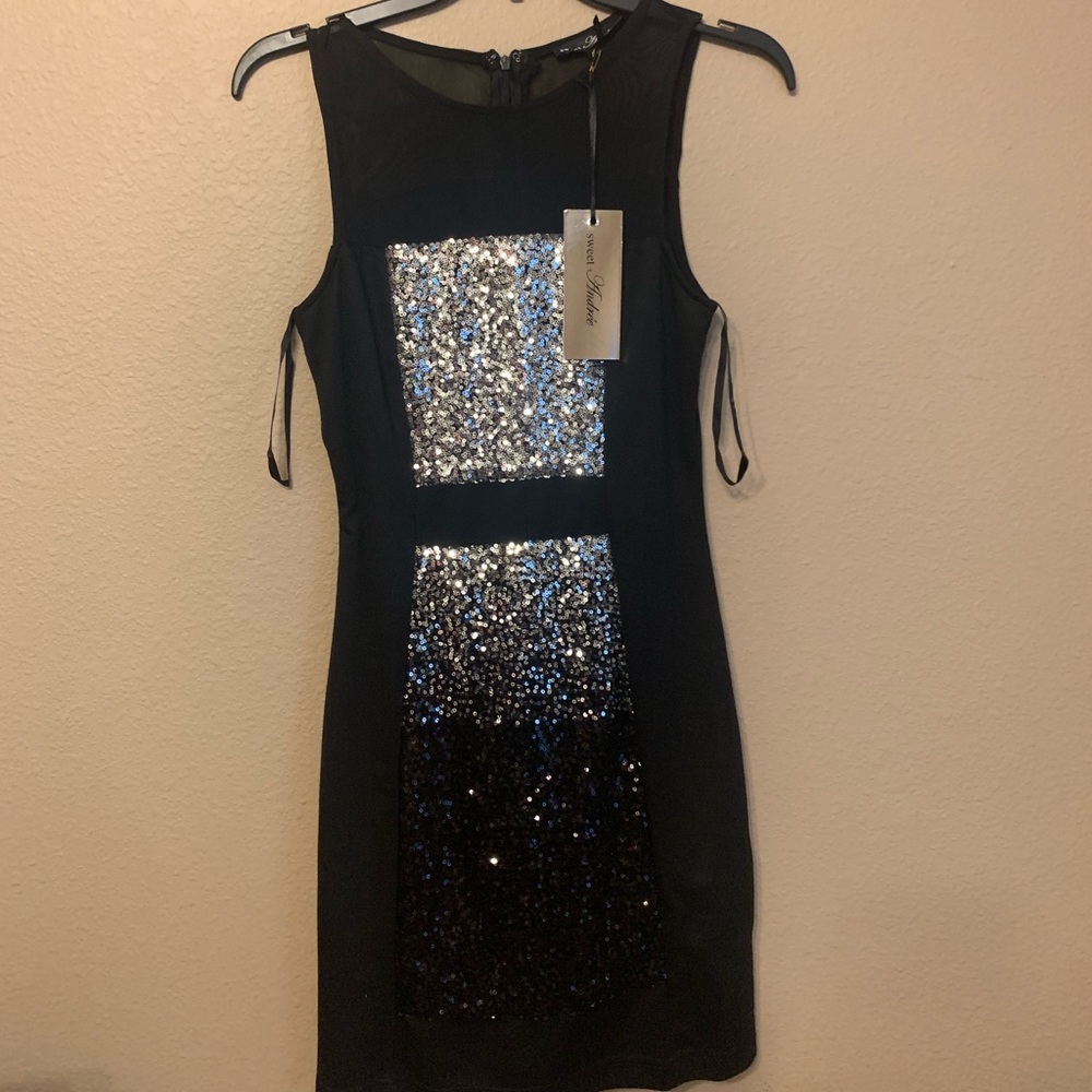NWT Black Sparkly Dress